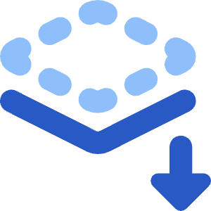 Send Backward Icon from Core Flat Set