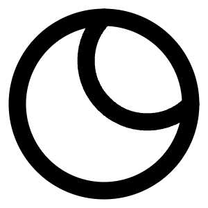 Eclipse Icon from Lucide Line Set