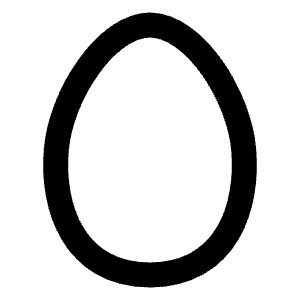 Egg Icon from Lucide Line Set