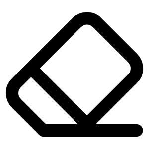 Eraser Icon from Lucide Line Set