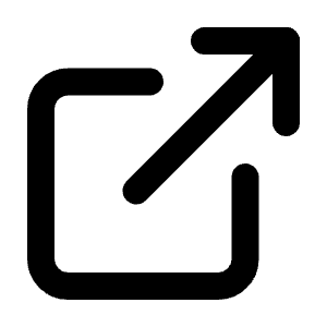 External Link Icon from Lucide Line Set
