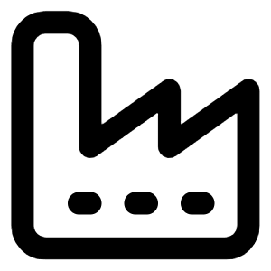 Factory Icon from Lucide Line Set