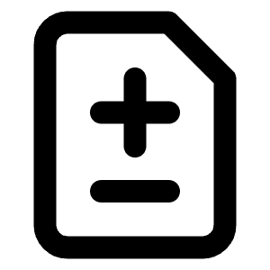 File Diff Icon from Lucide Line Set