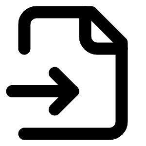 File Input Icon from Lucide Line Set