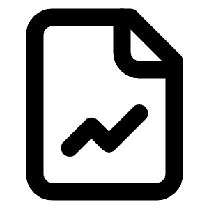File Line Chart Icon from Lucide Line Set