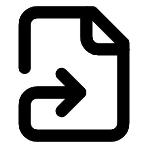File Symlink Icon from Lucide Line Set