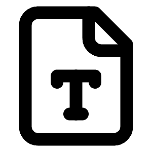 File Type Icon from Lucide Line Set