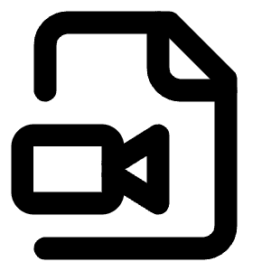 File Video 2 Icon from Lucide Line Set