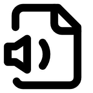 File Volume Icon from Lucide Line Set