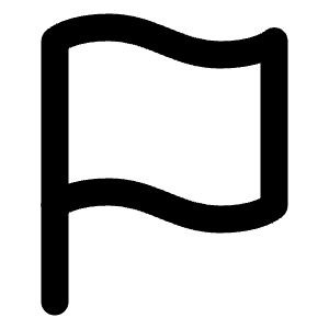 Flag Icon from Lucide Line Set