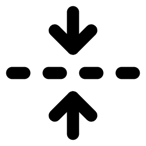 Fold Vertical Icon from Lucide Line Set