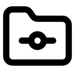 Folder Git Icon from Lucide Line Set