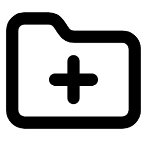 Folder Plus Icon from Lucide Line Set