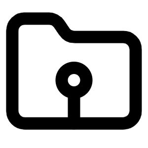 Folder Root Icon from Lucide Line Set