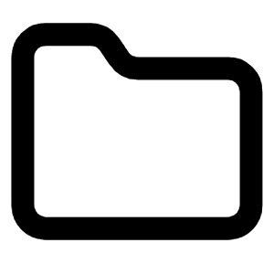 Folder Icon from Lucide Line Set