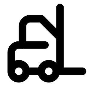 Forklift Icon from Lucide Line Set