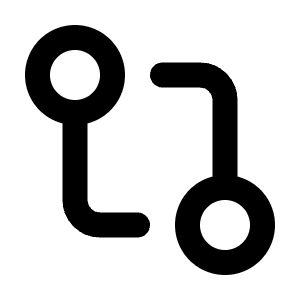Git Compare Icon from Lucide Line Set