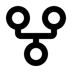 Git Fork Icon from Lucide Line Set