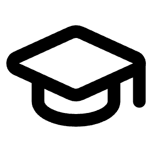 Graduation Cap Icon from Lucide Line Set