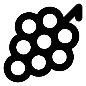 Grape Icon from Lucide Line Set