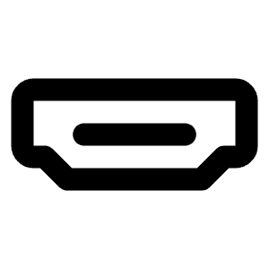 Hdmi Port Icon from Lucide Line Set