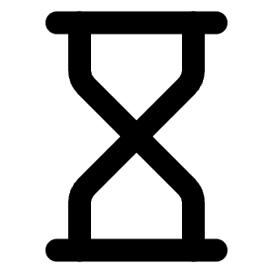 Hourglass Icon from Lucide Line Set
