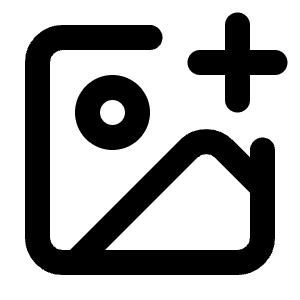 Image Plus Icon from Lucide Line Set