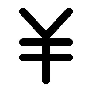 Japanese Yen Icon from Lucide Line Set