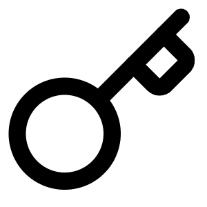 Key Icon from Lucide Line Set