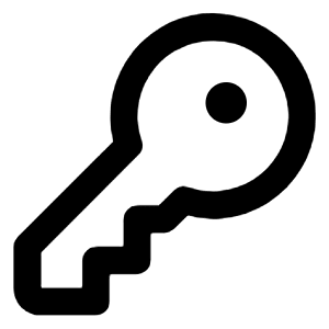 Key Round Icon from Lucide Line Set