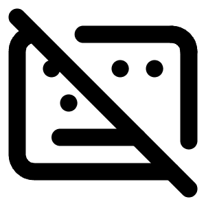 Keyboard Off Icon from Lucide Line Set