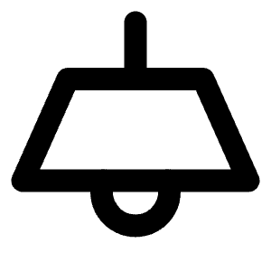 Lamp Ceiling Icon from Lucide Line Set