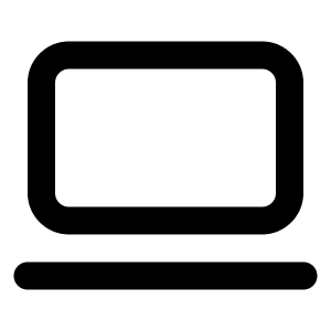 Laptop Minimal Icon from Lucide Line Set
