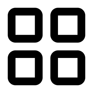Layout Grid Icon from Lucide Line Set