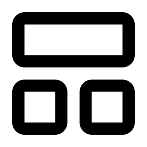 Layout Panel Top Icon from Lucide Line Set