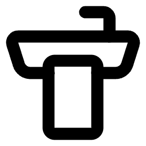 Lectern Icon from Lucide Line Set