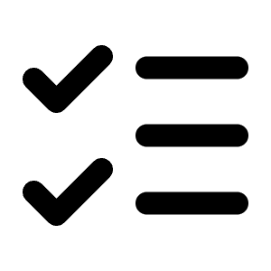 List Checks Icon from Lucide Line Set