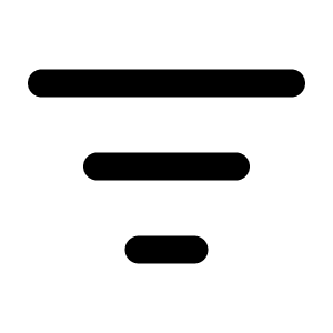 List Filter Icon from Lucide Line Set