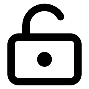 Lock Keyhole Open Icon from Lucide Line Set