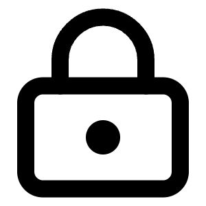 Lock Keyhole Icon from Lucide Line Set