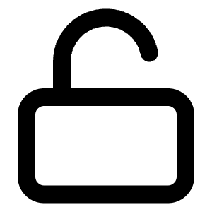 Lock Open Icon from Lucide Line Set