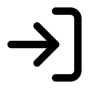 Log In Icon from Lucide Line Set