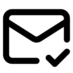 Mail Check Icon from Lucide Line Set