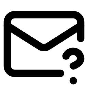 Mail Question Icon from Lucide Line Set