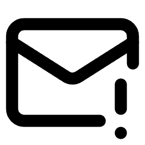 Mail Warning Icon from Lucide Line Set