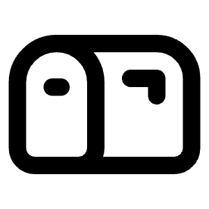 Mailbox Icon from Lucide Line Set