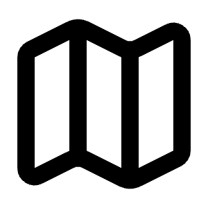 Map Icon from Lucide Line Set