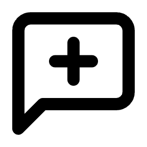 Message Square Plus Icon from Lucide Line Set