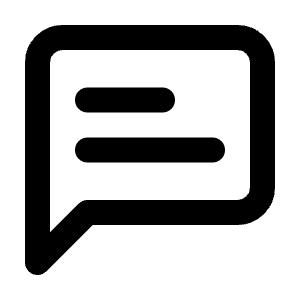 Message Square Text Icon from Lucide Line Set
