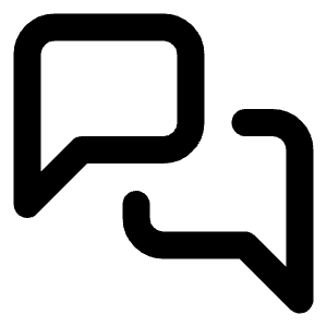 Messages Square Icon from Lucide Line Set